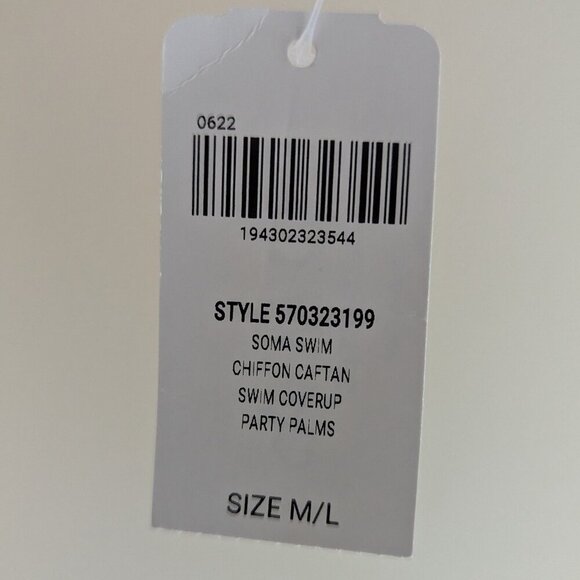 Soma Swim Chiffon Caftan - Picture 6 of 6